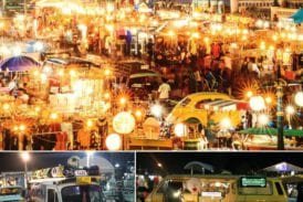 ถนนคนเดินบางแสน Bangsaen Walking Street